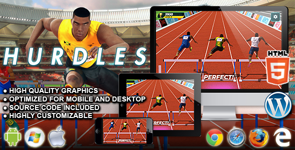 Hurdles Sport Game - لعبة الحواجز الرياضية